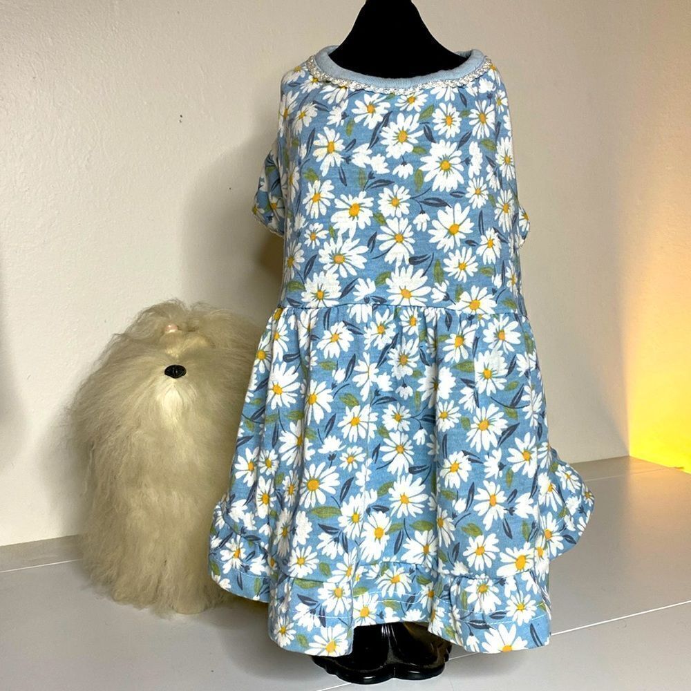 Cottagecore Floral Prairie Dog Dress